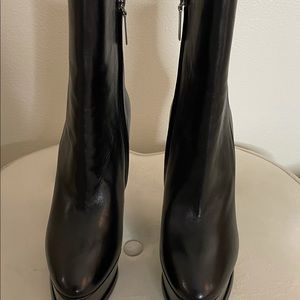 YSL Saint Laurent Black Leather Boots